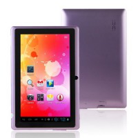 Tablet Q88 4GB Todos Winner A13 512M DDR3 Android Tablet PC 4.0.3 com 7 "Touch Screen capacitivo e G-sensor (roxo)pa004t