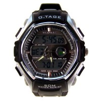 Relógio Masculino O.TAGE moda Multifuncional Impermeável Light Blue Digital Sports Watch com Cronômetro / Relógio Despertador/pa003ro