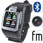 Relógio Celular 1.2" Resistive Touchscreen Camera (preto)