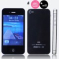     Telefone Q5 Quad Band Dual SIM Dual Standby tela de 3.5 polegadas MP3 FM TV WIFI Celular - Preto/ch001c