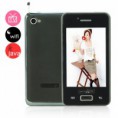 Telefone Quad Band Dual SIM Dual Standby 3,5 "Touch Screen TV WIFI-preto/CH004C