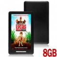 Tablet A13 8GB Allwinner A13 1GHz 512MB DDR3 Android 4.0 Tablet PC com 7 Touch Screen "(Preto)/pa005t