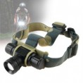Lanterna 820 de alta potência da luz branca Mergulho Cree Head Lamp LED com pulseira Chefe ajustável (Preto)pa002la