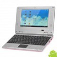 Netbook V702 7.0 "LCD Android 4,0 w / Wi-Fi / Câmera / LAN / HDMI / SD Slot - Rosa/xd005nt