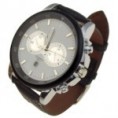 Relógio Masculino Stylish Exquisite Dial Men's Wrist Watch with Date Display-Black Band/pa001ro