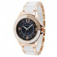 Relógio Feminino Dial Relógio de pulso de quartzo com Rhinestones (Gold)pa001rf