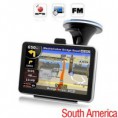 GPS Navigator Car  CE5.0 5 "Touch Screen com 4GB de memória (América do Sul Área / Free 3D Mapa) e FM/MP3/MP4/pa002gp