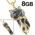 Pen Drive Cat Shaped 8GB flash com colar/estilo